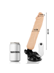 BASECOCK - VIBRADOR REALÍSTICO CONTROL REMOTO 20 CM -O- 4 CM