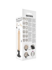 BASECOCK - VIBRADOR REALÍSTICO CONTROL REMOTO 20 CM -O- 4 CM