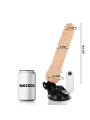 BASECOCK - VIBRADOR REALÍSTICO CONTROL REMOTO 19.5 CM -O- 4 CM