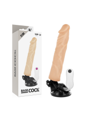 BASECOCK - VIBRADOR REALÍSTICO CONTROL REMOTO 21 CM -O- 4 CM