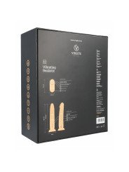 Consolador Realista Virgite R15 Negro 16,5 cm