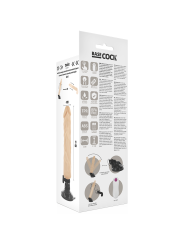 BASECOCK - VIBRADOR REALÍSTICO CONTROL REMOTO 21 CM -O- 4 CM