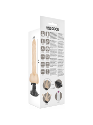 BASECOCK - VIBRADOR REALÍSTICO ARTICULABLE CONTROL REMOTO 21 CM -O- 5 CM