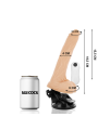 BASECOCK - VIBRADOR REALÍSTICO ARTICULABLE CONTROL REMOTO 18.5 CM -O- 4 CM