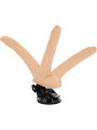 BASECOCK - VIBRADOR REALÍSTICO ARTICULABLE CONTROL REMOTO 18.5 CM -O- 4 CM