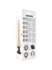 BASECOCK - VIBRADOR REALÍSTICO ARTICULABLE CONTROL REMOTO 18.5 CM -O- 4 CM