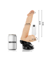 BASECOCK - VIBRADOR REALÍSTICO ARTICULABLE CONTROL REMOTO 20 CM -O- 4.5 CM