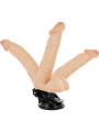 BASECOCK - VIBRADOR REALÍSTICO ARTICULABLE CONTROL REMOTO 20 CM -O- 4.5 CM