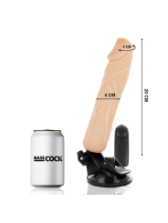 BASECOCK - VIBRADOR REALÍSTICO CONTROL REMOTO 20 CM -O- 4 CM