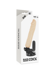 BASECOCK - VIBRADOR REALÍSTICO CONTROL REMOTO 20 CM -O- 4 CM