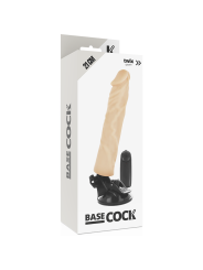 BASECOCK - VIBRADOR REALÍSTICO CONTROL REMOTO 21 CM -O- 4 CM