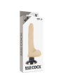 BASECOCK - VIBRADOR REALÍSTICO 2-1 18.5 CM -O- 4 CM