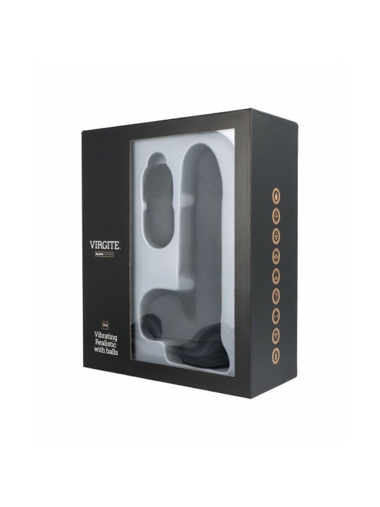 Consolador Realista Virgite R16 Negro 16 cm