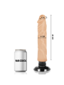 BASECOCK - VIBRADOR REALÍSTICO 2-1 20 CM -O- 4 CM