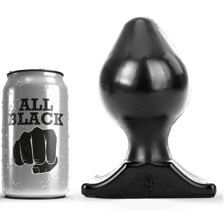 All Black: plug anal flexible de 16,5 cm