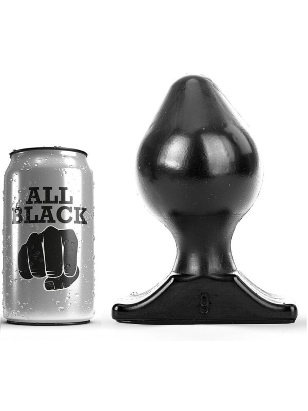 All Black: plug anal flexible de 16,5 cm