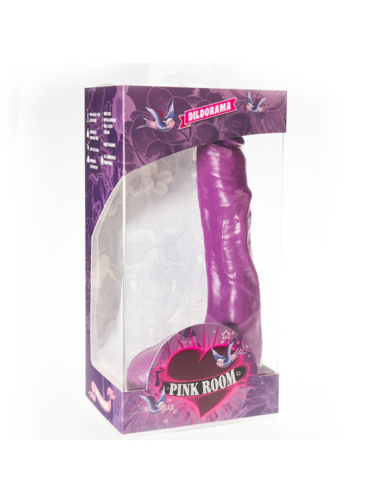 Pink Room Nilo: dildo realista morado de 23 cm