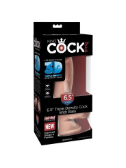 KING COCK - DILDO TRIPLE DENSIDAD