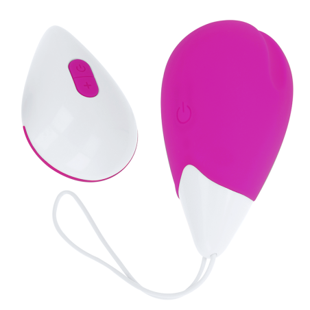 OHMAMA - HUEVO VIBRADOR 10 MODOS Y BLANCO