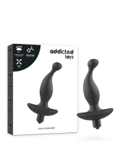 Addicted Toys: masajeador de próstata negro con vibración