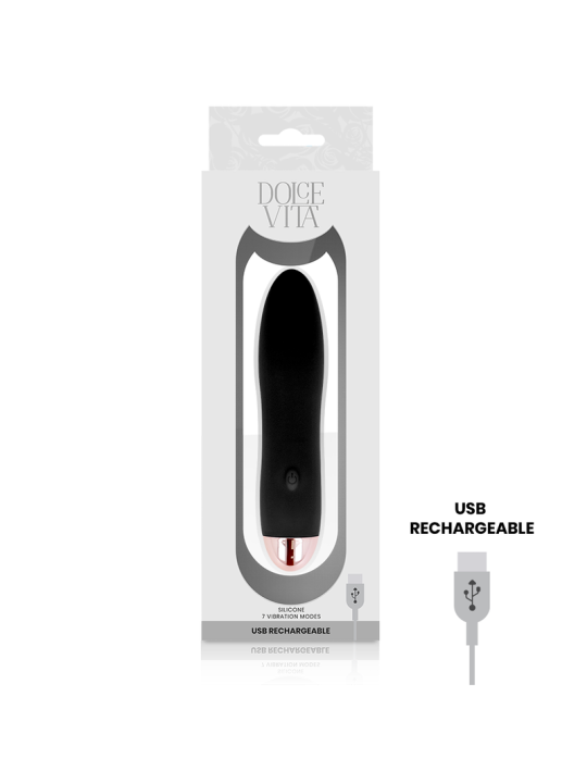 DOLCE VITA - VIBRADOR RECARGABLE FOUR 7 VELOCIDADES