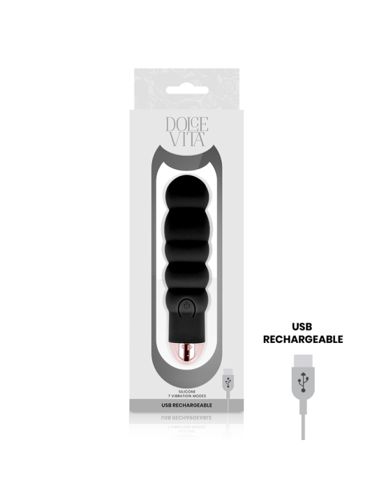 DOLCE VITA - VIBRADOR RECARGABLE SIX 7 VELOCIDADES