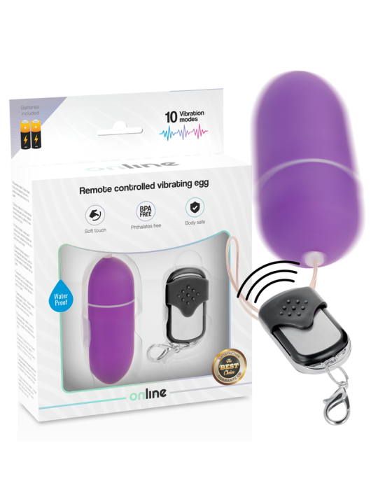 ONLINE - HUEVO VIBRADOR CONTROL REMOTO
