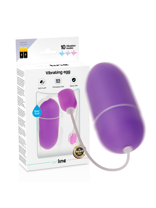Online Waterproof: huevo vibrador con 10 modos