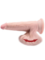KING COCK - PLUS 3D DILDO SWINGING BALLS