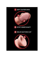 KING COCK - PLUS 3D DILDO SWINGING BALLS