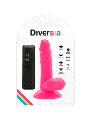DIVERSIA - DILDO REALÍSTICO FLEXIBLE CON VIBRACIÓN -O- 3.3 CM