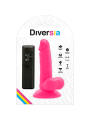 DIVERSIA - DILDO REALÍSTICO FLEXIBLE CON VIBRACIÓN -O- 3.3 CM