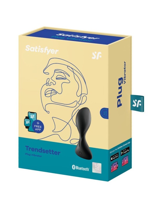 Satisfyer Trendsetter: vibrador anal con app y punta de lengua