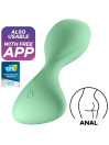 Satisfyer Trendsetter verde menta, plug vibrador anal compatible con la app Satisfyer Connect