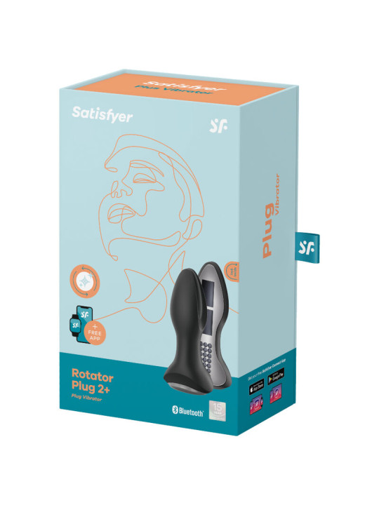 Satisfyer Rotator Plug 2+: plug anal con app y rotación