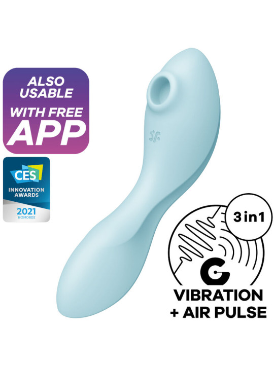 SATISFYER - CURVY TRINITY 5 ESTIMULADOR Y VIBRADOR APP