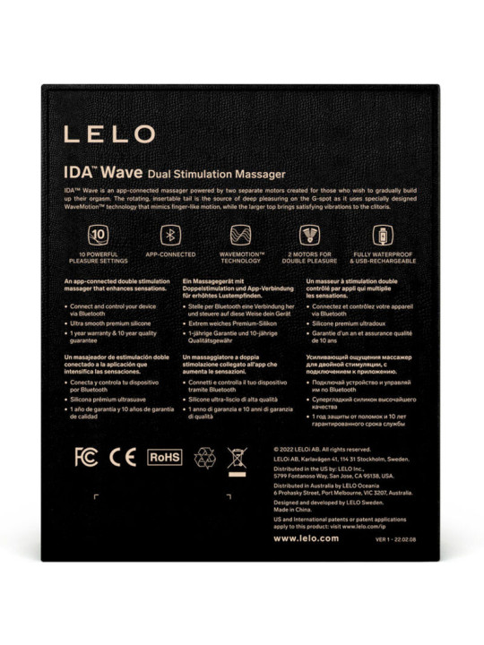 LELO Ida Wave: masajeador de pareja con app y WaveMotion