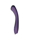 Vibrador punto G Je Joue Juno en morado, perfil con la curva de la punta hacia arriba