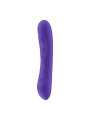 Vibrador punto G Kiiroo Pearl 3 en morado, con los tres relieves de la cara interna y el botón de control