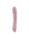 Kiiroo Pearl 3 en rosa: vibrador punto G de silicona mate con relieves para el punto G y botón en la base