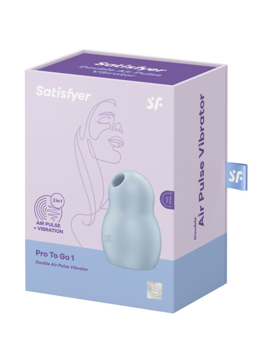 SATISFYER - PRO TO GO 1 ESTIMULADOR Y VIBRADOR DOBLE
