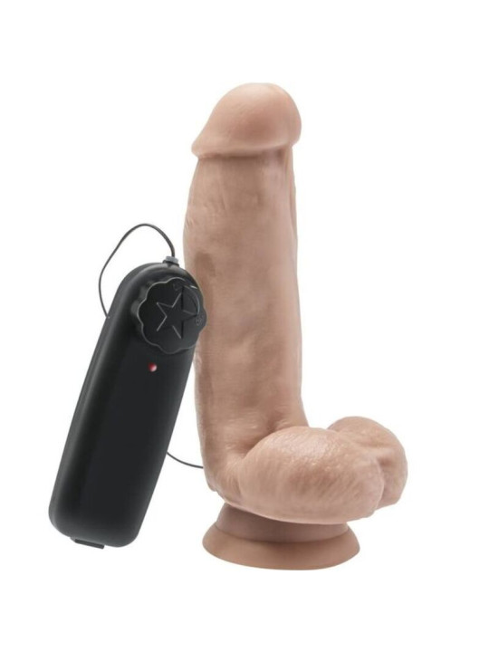 GET REAL - DILDO CON TESTÍCULOS VIBRADOR NATURAL