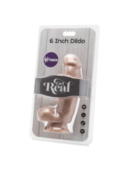 GET REAL - DILDO CON TESTÍCULOS VIBRADOR NATURAL
