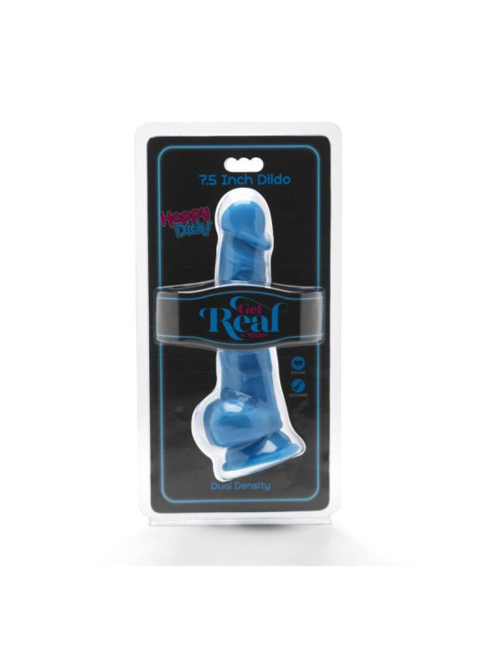 GET REAL - HAPPY DICKS 19 CM CON TESTÍCULOS