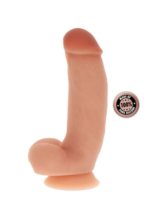 GET REAL - DILDO SILICONA CON TESTÍCULOS NATURAL