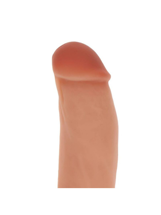 GET REAL - DILDO SILICONA CON TESTÍCULOS NATURAL