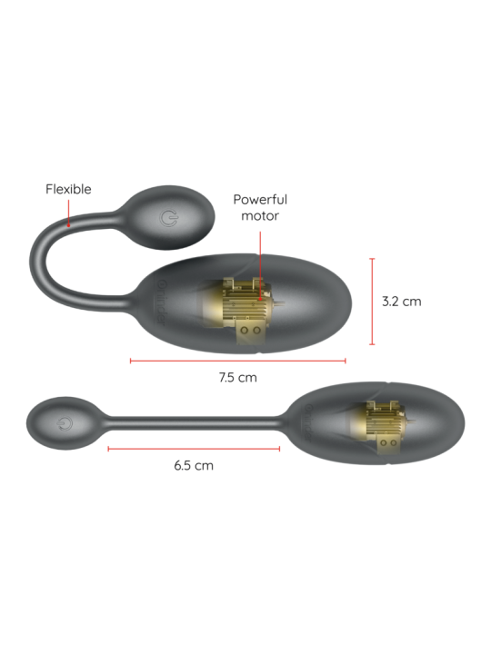 ONINDER - TOKYO HUEVO VIBRADOR 7.5 X 3.2 CM - APP GRATUITA