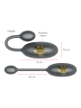 ONINDER - TOKYO HUEVO VIBRADOR 7.5 X 3.2 CM - APP GRATUITA
