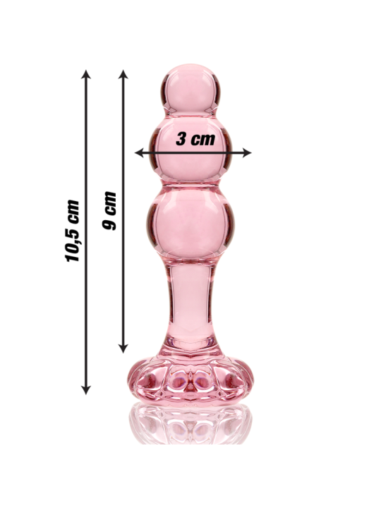 NEBULA SERIES BY IBIZA - MODELO 1 PLUG CRISTAL 10.5 CM -O- 3 CM