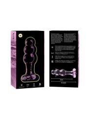 NEBULA SERIES BY IBIZA - MODELO 1 PLUG CRISTAL 10.5 CM -O- 3 CM